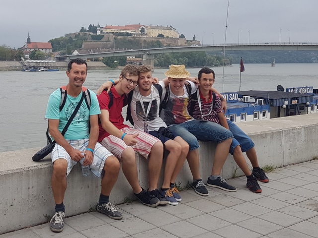 Reprezentačný tím nad Dunajom v Novom Sade, foto: Ladislav Tolmáči